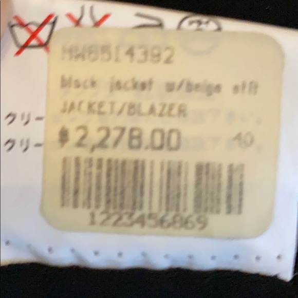 Gianfranco Ferre black jacket w/ beige stitching - Picture 10 of 10